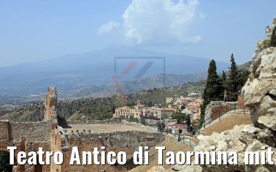 Teatro Antico di Taormina mit Blick auf Ätna 12.06.2018