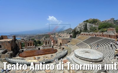 Teatro Antico di Taormina mit Blick auf Ätna 12.06.2018
