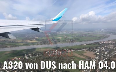 A320 von DUS nach HAM 04.03.2020