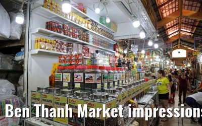Ben Thanh Market impressions Saigon 07.04.2017