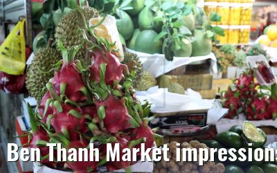 Ben Thanh Market impressions Saigon 07.04.2017