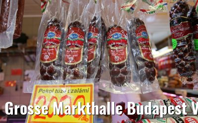 Grosse Markthalle Budapest Verkaufsstaende 31.03.2015