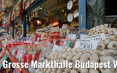 Grosse Markthalle Budapest Verkaufsstaende 31.03.2015