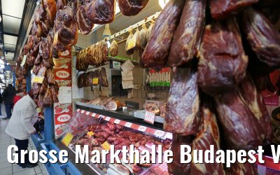 Grosse Markthalle Budapest Verkaufsstaende 31.03.2015