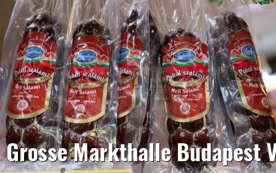 Grosse Markthalle Budapest Verkaufsstaende 31.03.2015