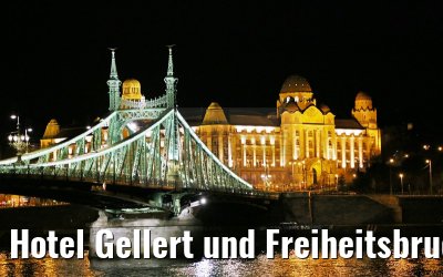 Hotel Gellert und Freiheitsbruecke  Budapest 31.03.2015