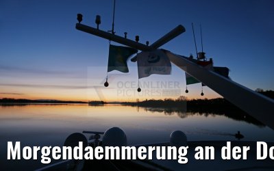 Morgendaemmerung an der Donau MS Ariana 31.03.2015