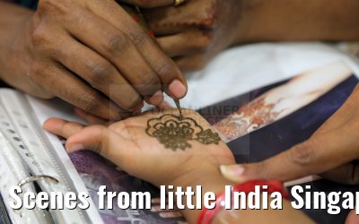 Scenes from little India Singapore 30.01.2016