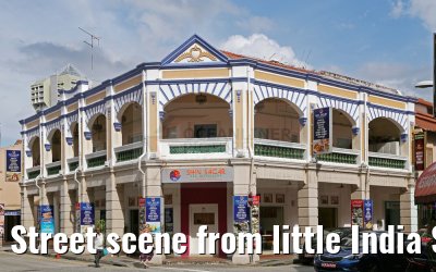 Street scene from little India Singapore 30.01.2016