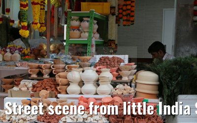 Street scene from little India Singapore 30.01.2016