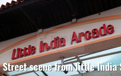 Street scene from little India Singapore 30.01.2016