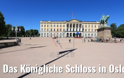 Das Königliche Schloss in Oslo 05.06.2018