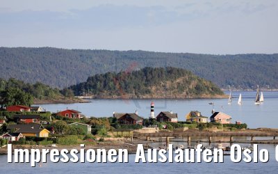 Impressionen Auslaufen Oslo 05.06.2018