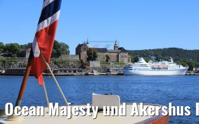Ocean Majesty und Akershus Festung Oslo 05.06.2018