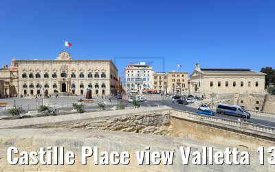 Castille Place view Valletta 13.06.2018