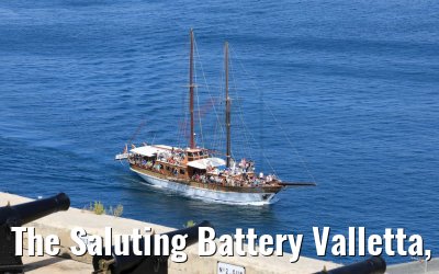 The Saluting Battery Valletta, Malta 13.06.2018