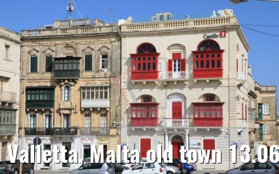 Valletta, Malta old town 13.06.2018