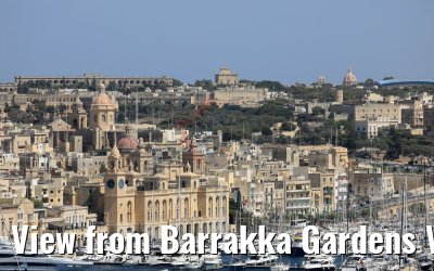 View from Barrakka Gardens Valletta, Malta 13.06.2018