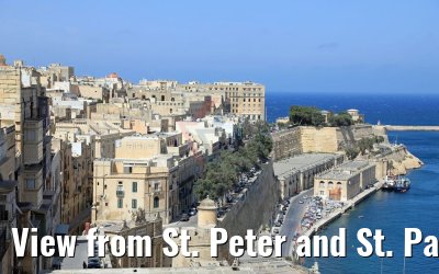 View from St. Peter and St. Paul Bastion Valletta, Malta 13.06.2018