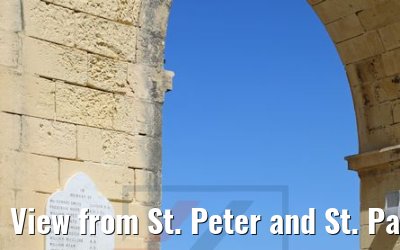 View from St. Peter and St. Paul Bastion Valletta, Malta 13.06.2018