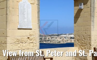 View from St. Peter and St. Paul Bastion Valletta, Malta 13.06.2018