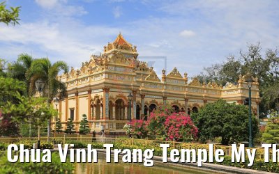 Chua Vinh Trang Temple My Tho, Vietnam 08.04.2017