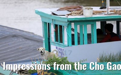 Impressions from the Cho Gao Canal, Vietnam 08.04.2017