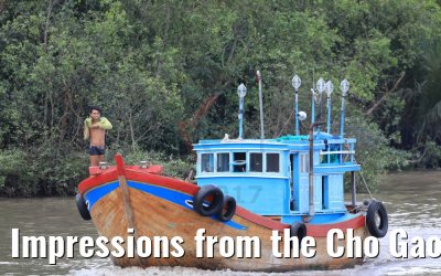 Impressions from the Cho Gao Canal, Vietnam 08.04.2017