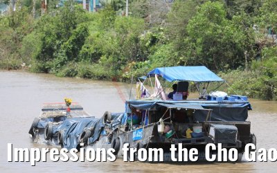 Impressions from the Cho Gao Canal, Vietnam 08.04.2017