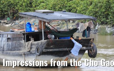 Impressions from the Cho Gao Canal, Vietnam 08.04.2017