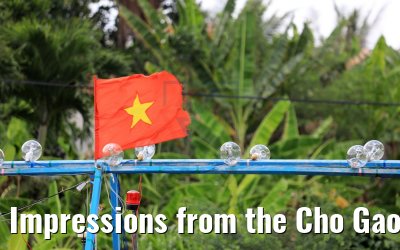 Impressions from the Cho Gao Canal, Vietnam 08.04.2017