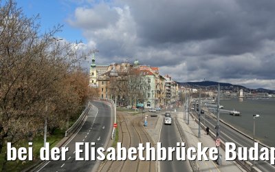 bei der Elisabethbrücke Budapest 01.04.2015