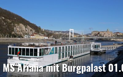 MS Ariana mit Burgpalast 01.04.2015