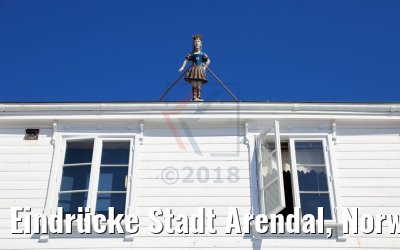 Eindrücke Stadt Arendal, Norwegen 06.06.2018