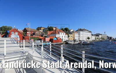 Eindrücke Stadt Arendal, Norwegen 06.06.2018