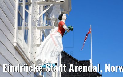 Eindrücke Stadt Arendal, Norwegen 06.06.2018