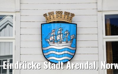 Eindrücke Stadt Arendal, Norwegen 06.06.2018