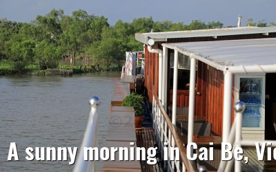 A sunny morning in Cai Be, Vietnam 09.04.2017