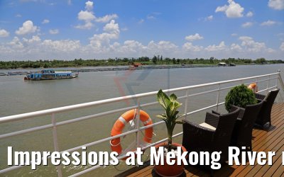 Impressions at Mekong River near Chau Doc, Vietnam 09.04.2017