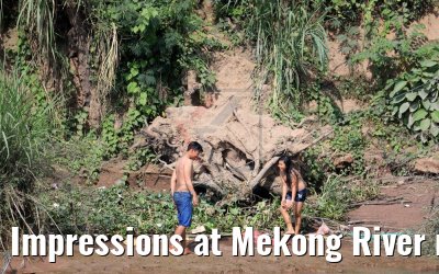 Impressions at Mekong River near Chau Doc, Vietnam 09.04.2017