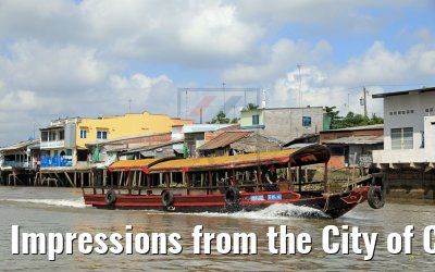 Impressions from the City of Cai Be in Vietnam 09.04.2017