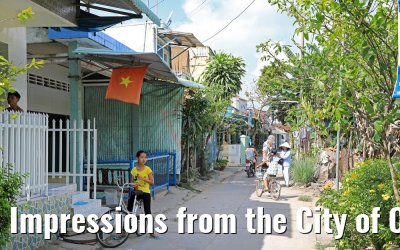 Impressions from the City of Cai Be in Vietnam 09.04.2017