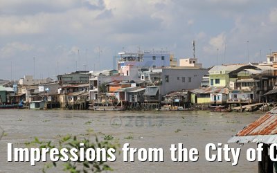 Impressions from the City of Cai Be in Vietnam 09.04.2017