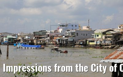 Impressions from the City of Cai Be in Vietnam 09.04.2017