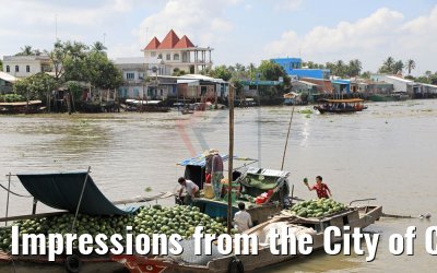 Impressions from the City of Cai Be in Vietnam 09.04.2017