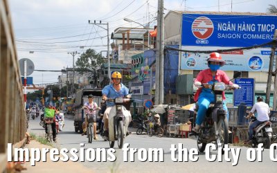 Impressions from the City of Cai Be in Vietnam 09.04.2017