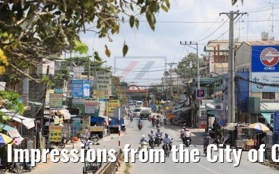 Impressions from the City of Cai Be in Vietnam 09.04.2017