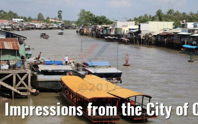 Impressions from the City of Cai Be in Vietnam 09.04.2017