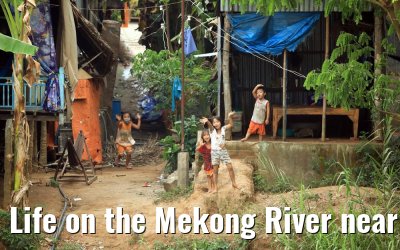 Life on the Mekong River near Chau Doc 09.04.2017