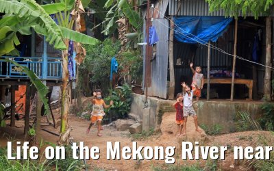 Life on the Mekong River near Chau Doc 09.04.2017